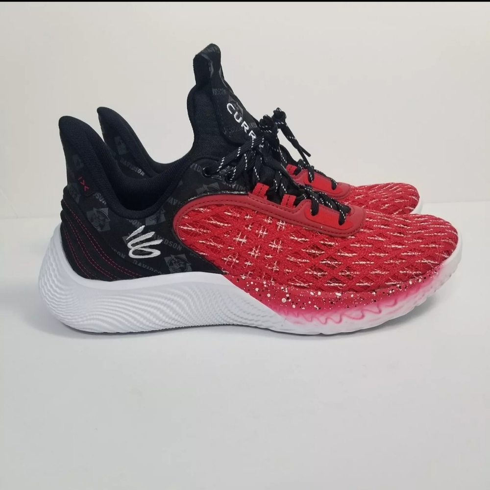 Under Armour Size 12.5 Men Steph Curry Flow 9 Davidson College Shoes 3025718-114